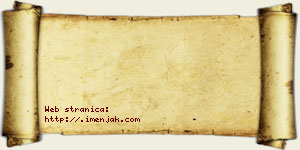 Jasminka Trnavac vizit kartica